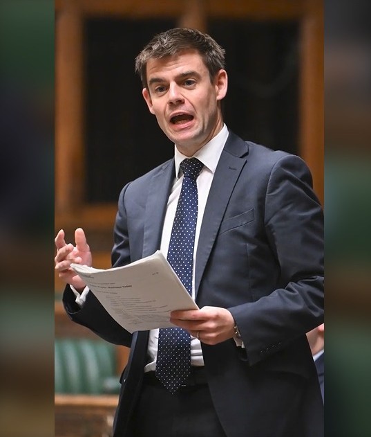 Phil speaking in Parliament